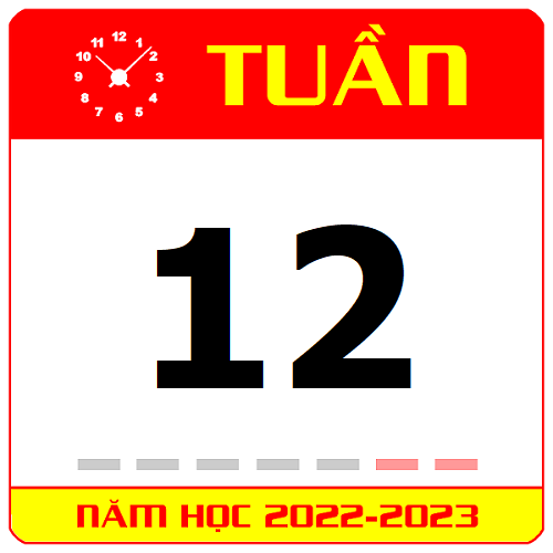 TKB Tuần 12 (từ 17/10 đến 23/10, năm học 2022-2023)